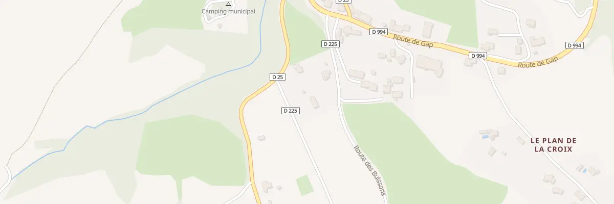 Plan du 71 Rte des Buissons à Rosans