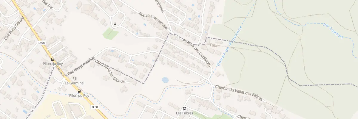 Plan du 7 Rue des Jonquilles à Mimet
