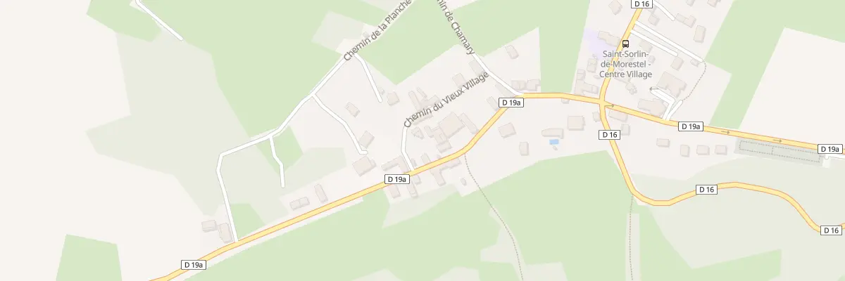 Plan du 151 Rte du Vieux Village à Saint-Sorlin-de-Morestel