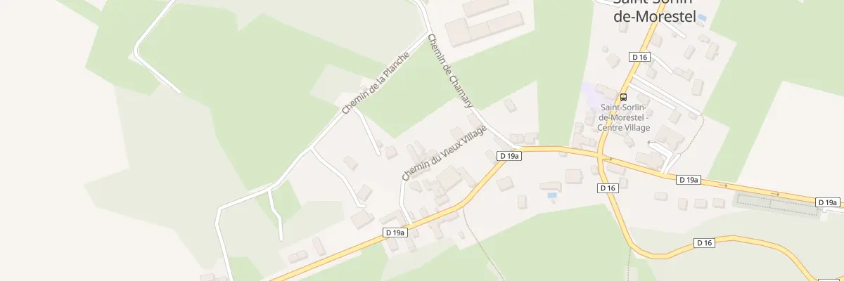 Plan du 106 Rte du Vieux Village à Saint-Sorlin-de-Morestel