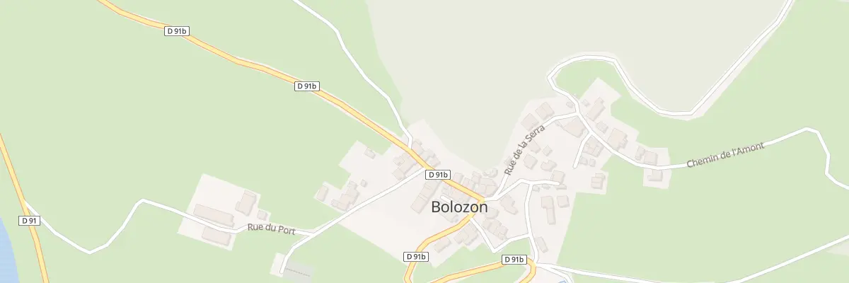 Plan du 92 Rue des Vignes à Bolozon