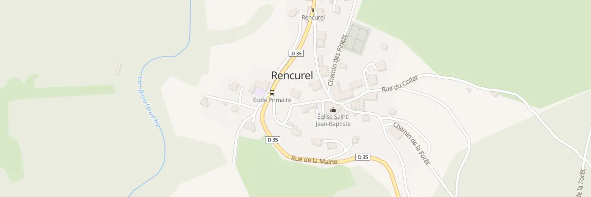 Plan du 414A Rue de la Mairie à Rencurel