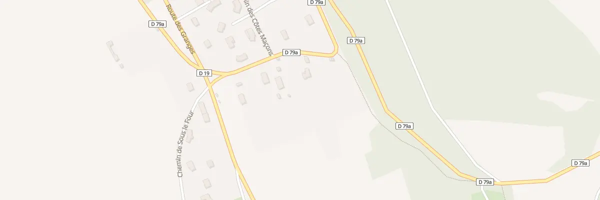 Plan du 104 Rue de la Cote Macon à Briord