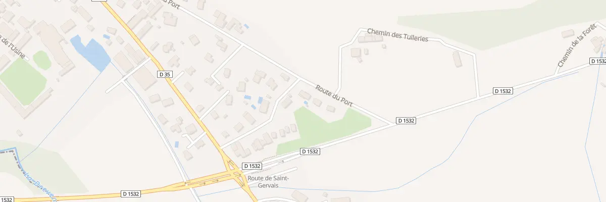 Plan du 412 Rte du Port à Saint-Gervais