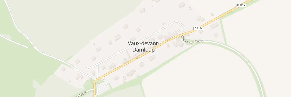 Plan du 14 All des Tilleuls à Douaumont-Vaux