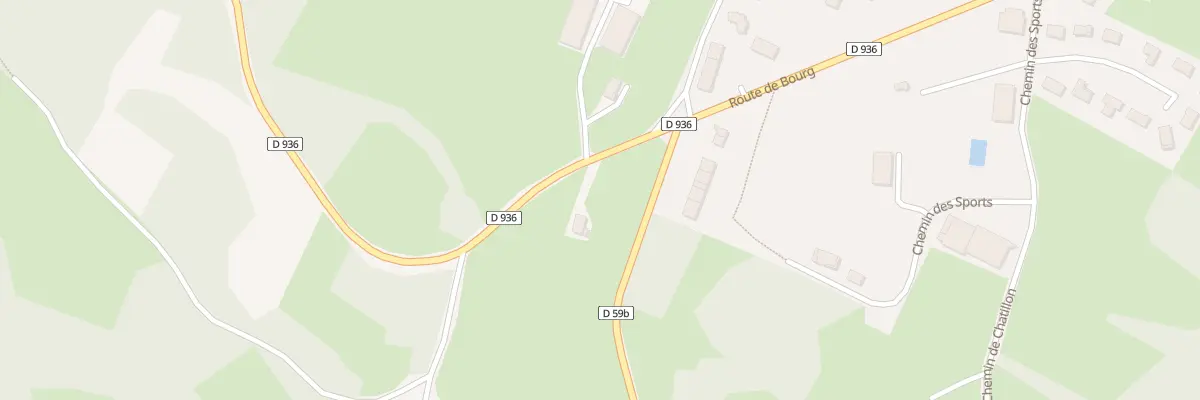 Plan du 855 Rte de Bourg à Corveissiat