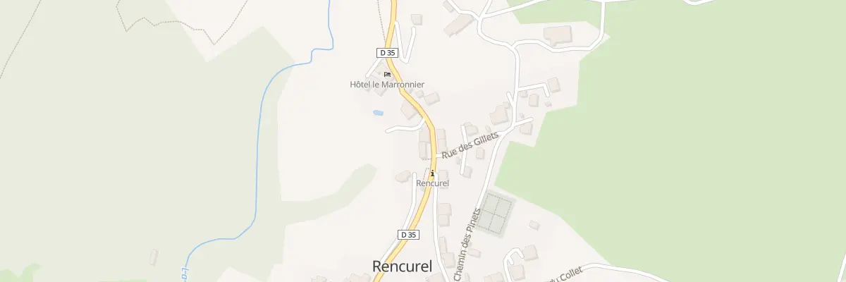 Plan du 631 Rue de la Mairie à Rencurel