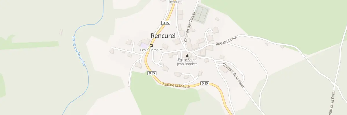 Plan du 253A Rue du Becha à Rencurel