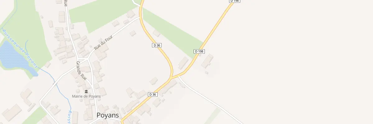 Plan du 14 Rue du Colombier à Poyans