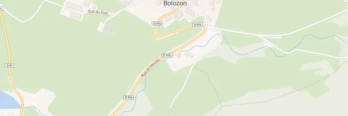 Plan du 205 Rue du Moulin à Bolozon