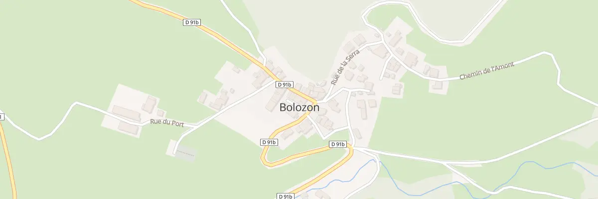 Plan du 18 Imp de la Ranche à Bolozon