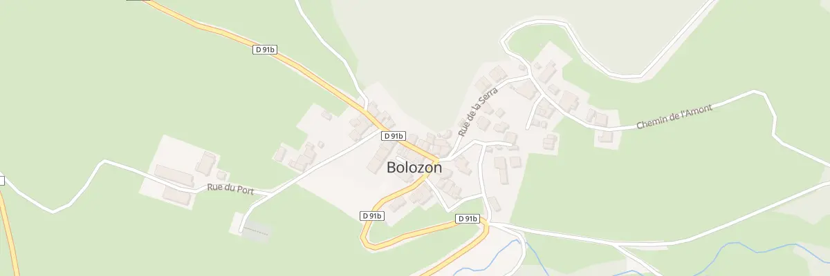 Plan du 28 Rue des Vignes à Bolozon