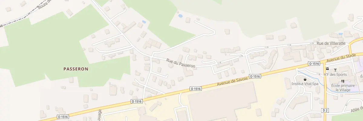 Plan du 220 Rue du Passeron à Saint-Clair-de-la-Tour
