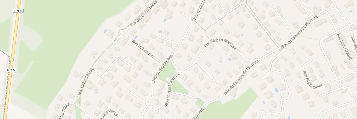Plan du 20 Rue Herbert Marcuse à Dole