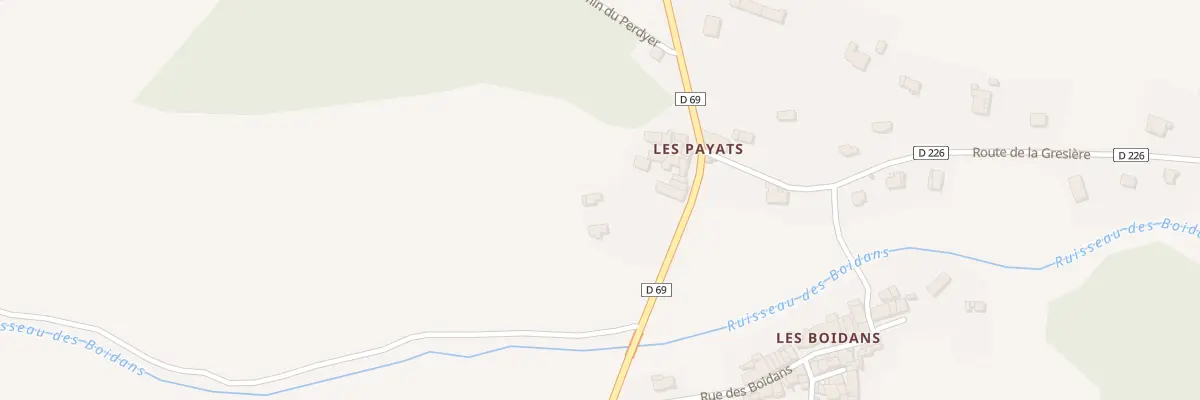 Plan du 3117 Rte de Châtillon-en-Diois à Menglon