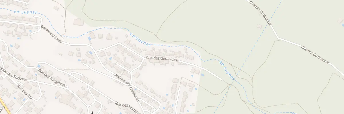Plan du 17 Imp des Geraniums Biver à Gardanne