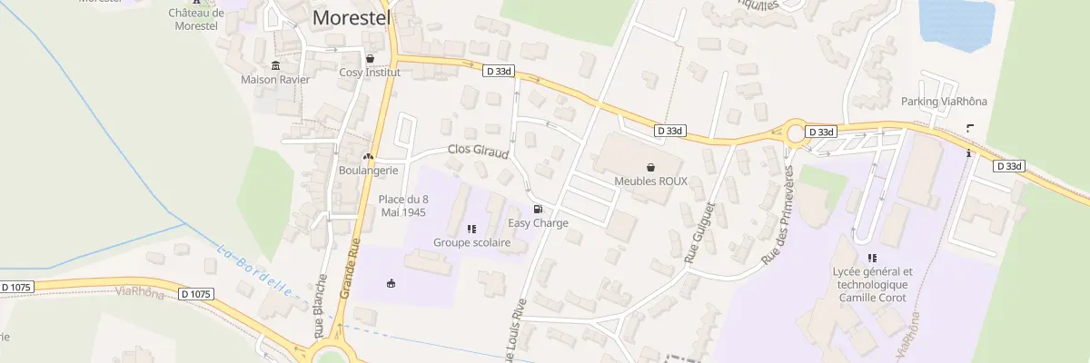Plan du 9001 Rue du Clos Giraud à Morestel