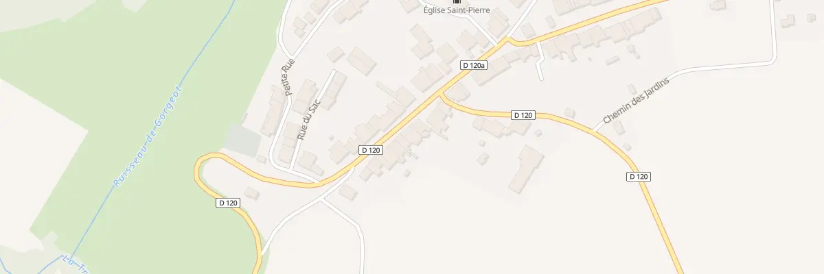Plan du 8 Gr Grande Rue à Bonnecourt