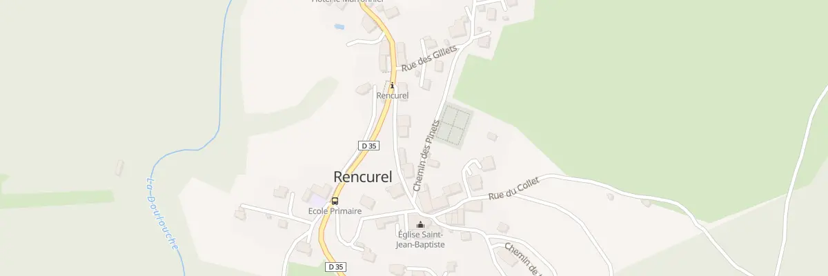 Plan du 384 Rue du Becha à Rencurel