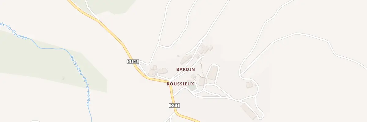 Plan du 5002 Le Fourchon à Roussieux