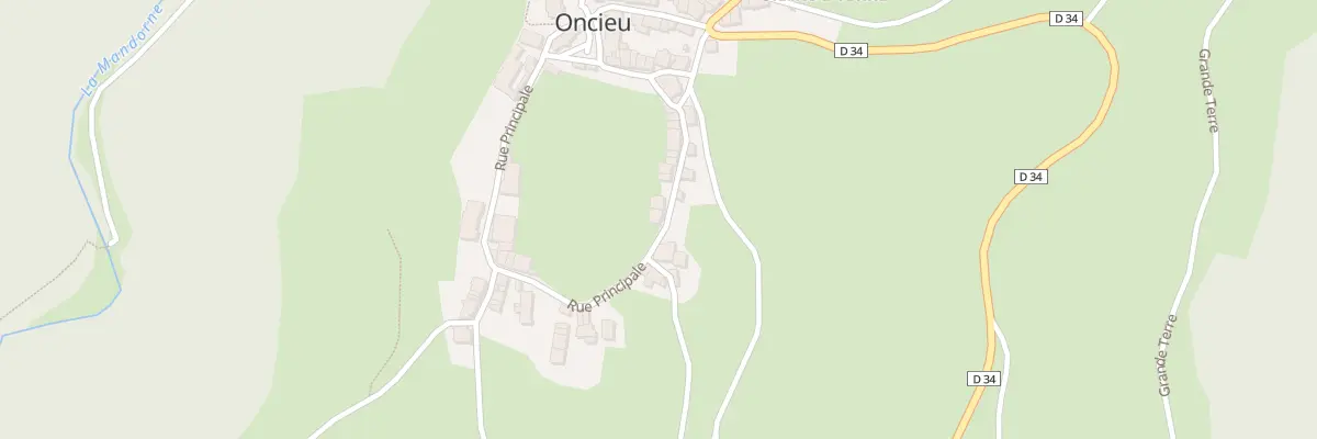 Plan du 477 Rue Principale à Oncieu