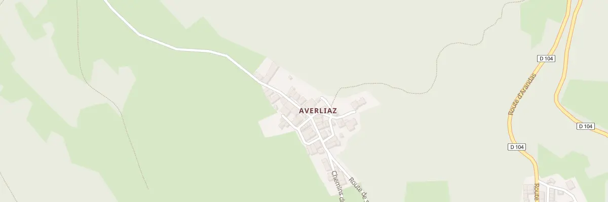 Plan du 5054 Sur Averliaz à Oncieu