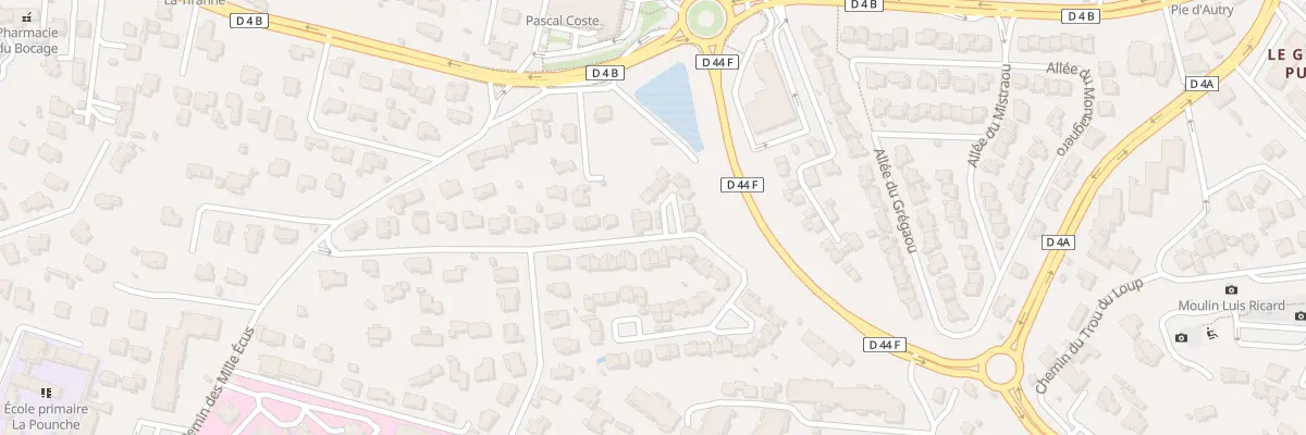 Plan du 55F Pl Thermidor à Allauch