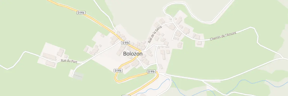 Plan du 9 Rue de la Serra à Bolozon