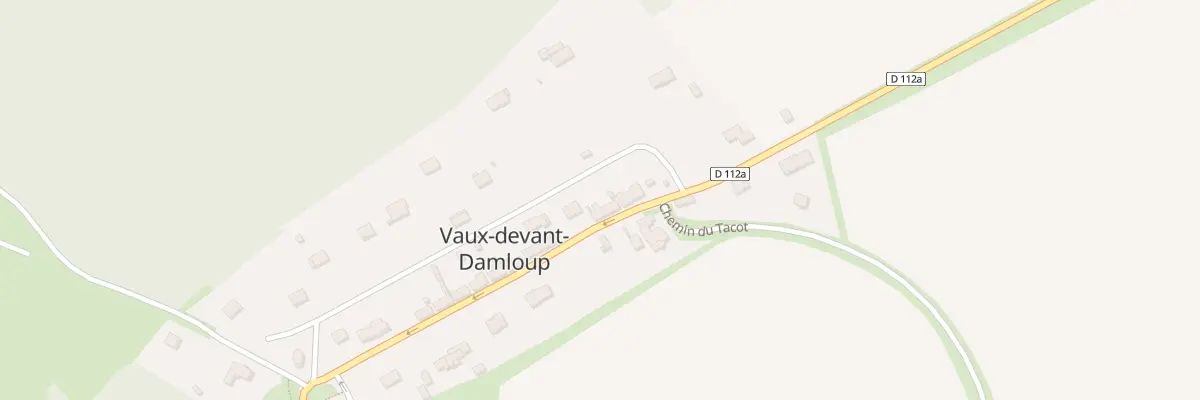 Plan du 20 All des Tilleuls à Douaumont-Vaux