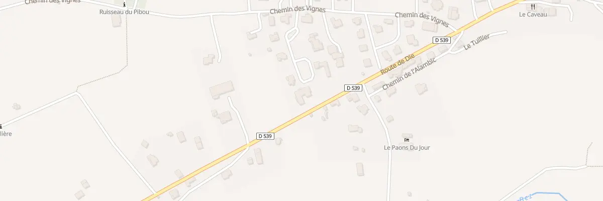 Plan du 5521 Che des Vignes à Châtillon-en-Diois