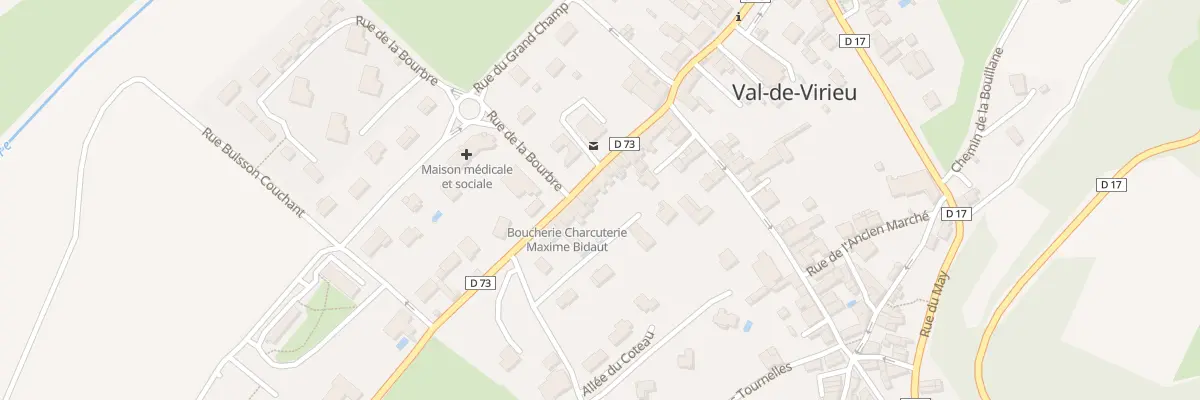 Plan du 111 Rue du Vallon de Lamartine à Val-de-Virieu