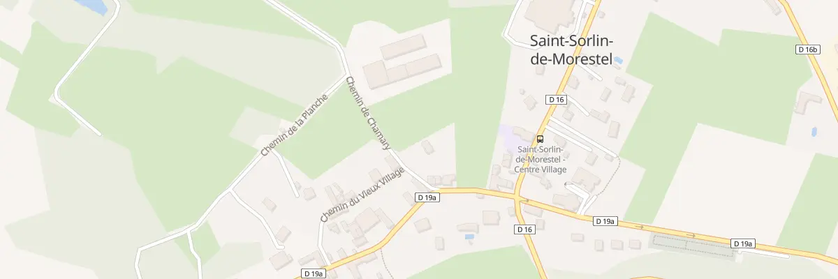 Plan du 36 Rte du Vieux Village à Saint-Sorlin-de-Morestel