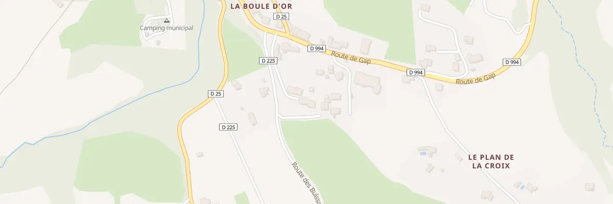 Plan du 5277 Plan de la Croix à Rosans