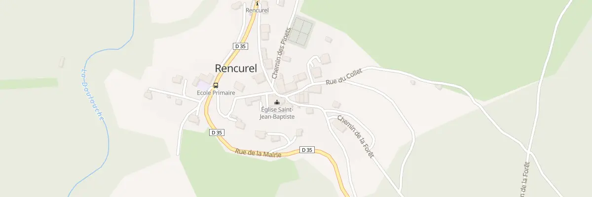 Plan du 256 Rue du Becha à Rencurel