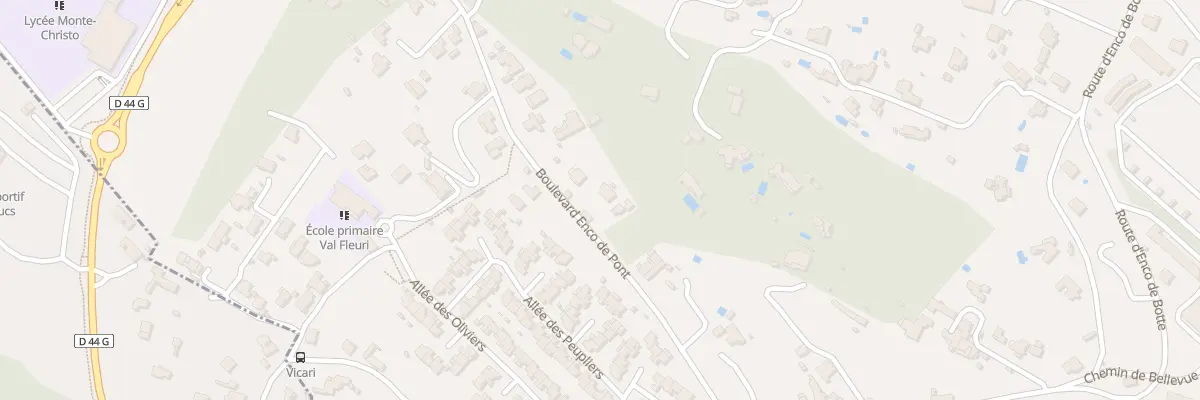 Plan du 5122F Bd Enco de Pont à Allauch