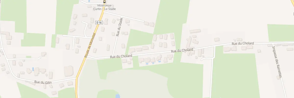 Plan du 191 Rue du Cholard à Vézeronce-Curtin