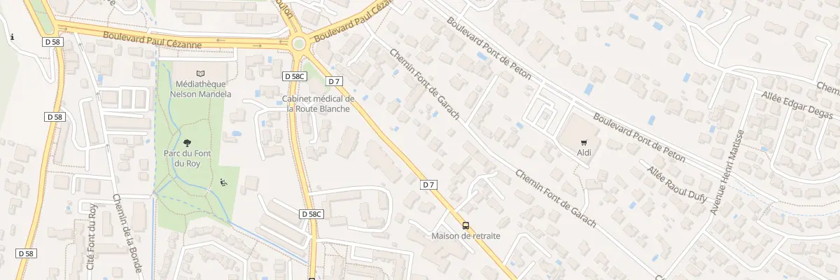 Plan du 187 Rte de Mimet à Gardanne