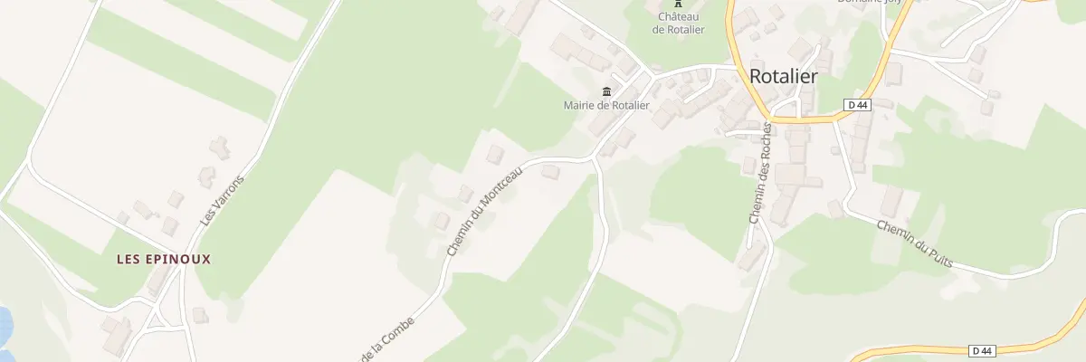 Plan du 9 Che du Montceau à Rotalier
