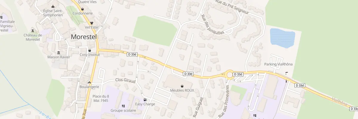 Plan du 215 Rue Paul Claudel à Morestel