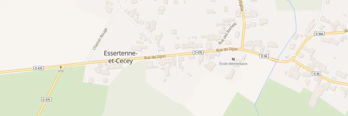 Plan du 14 Rue de Dijon à Essertenne-et-Cecey