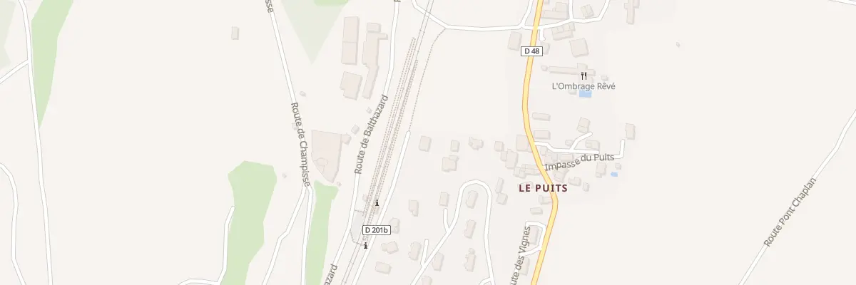 Plan du 5217 Le Puits à Poliénas