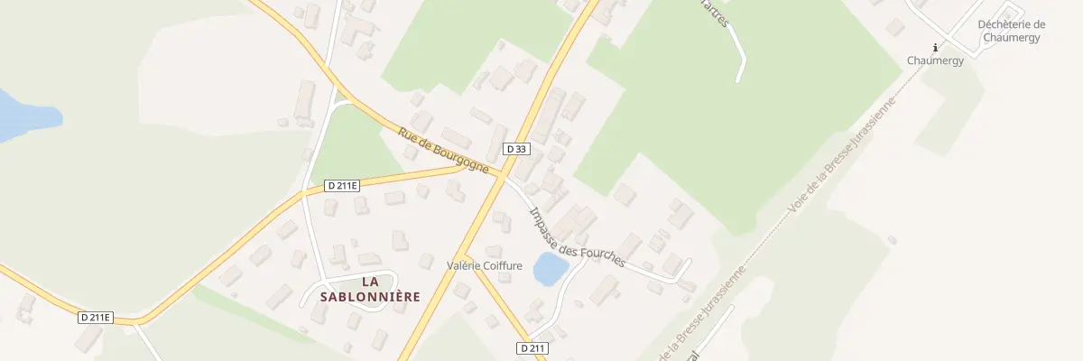 Plan du 1 Rue des Fourches à Chaumergy
