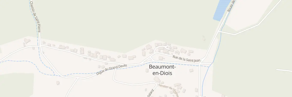 Plan du 5014 Le Village à Beaumont-en-Diois