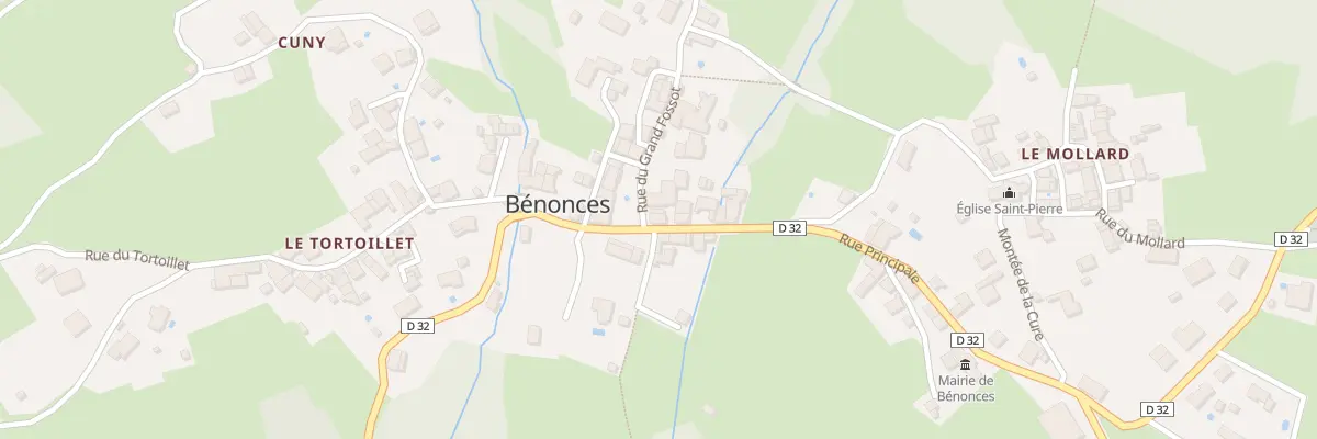 Plan du 379 Rue Principale à Bénonces