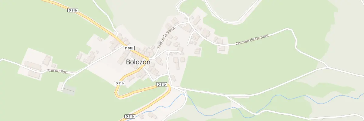 Plan du 45 Rue de la Vie du Bief à Bolozon
