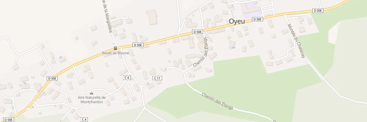 Plan du 128 Che des Etangs à Oyeu