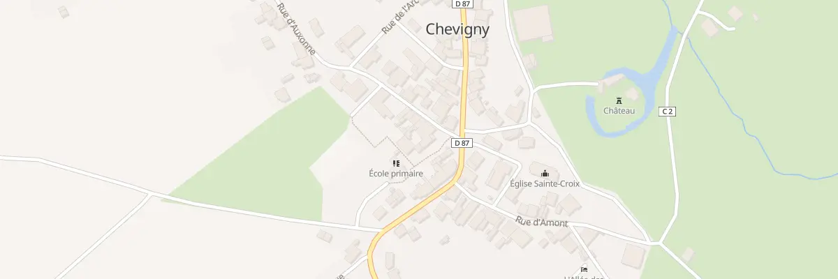 Plan du 1 Rue d’Auxonne à Chevigny