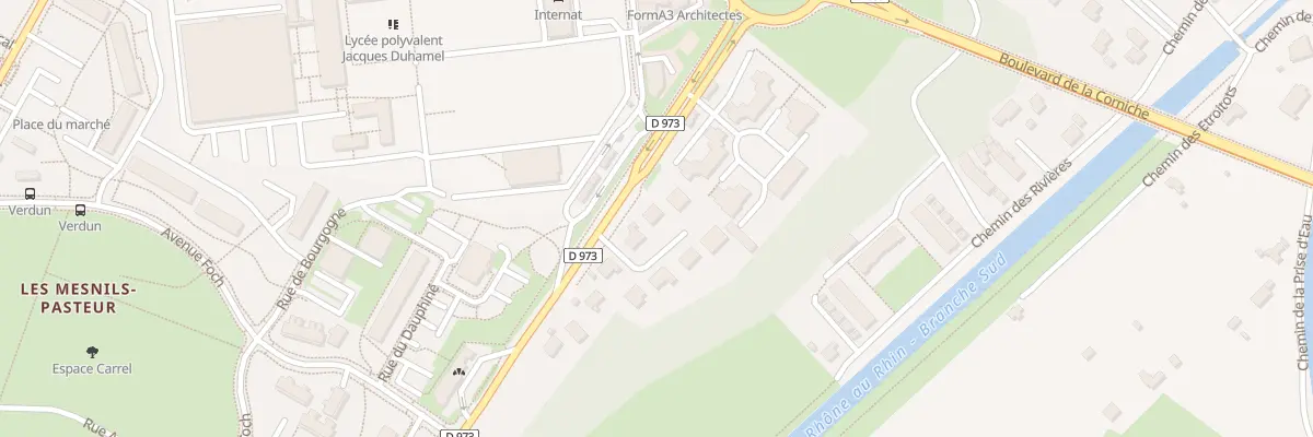 Plan du 3 All Cailles et Perdrix à Dole