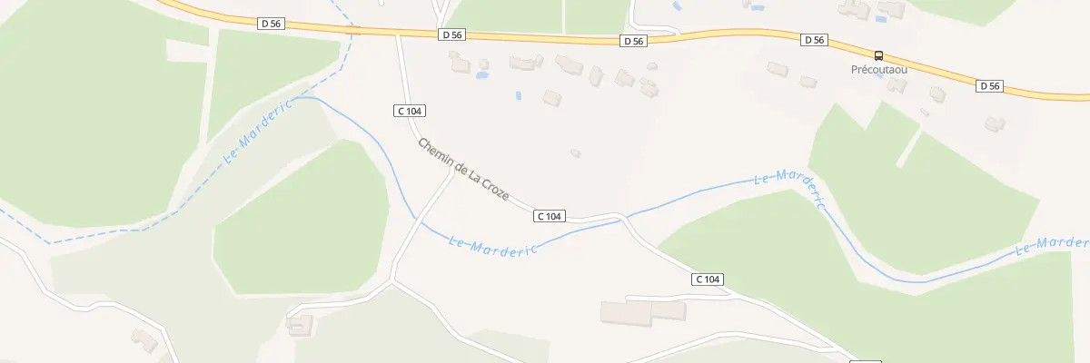 Plan de Precoutaou à Ansouis