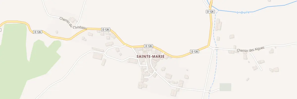 Plan du 5034 Le Village de Ste Marie à Valdoule